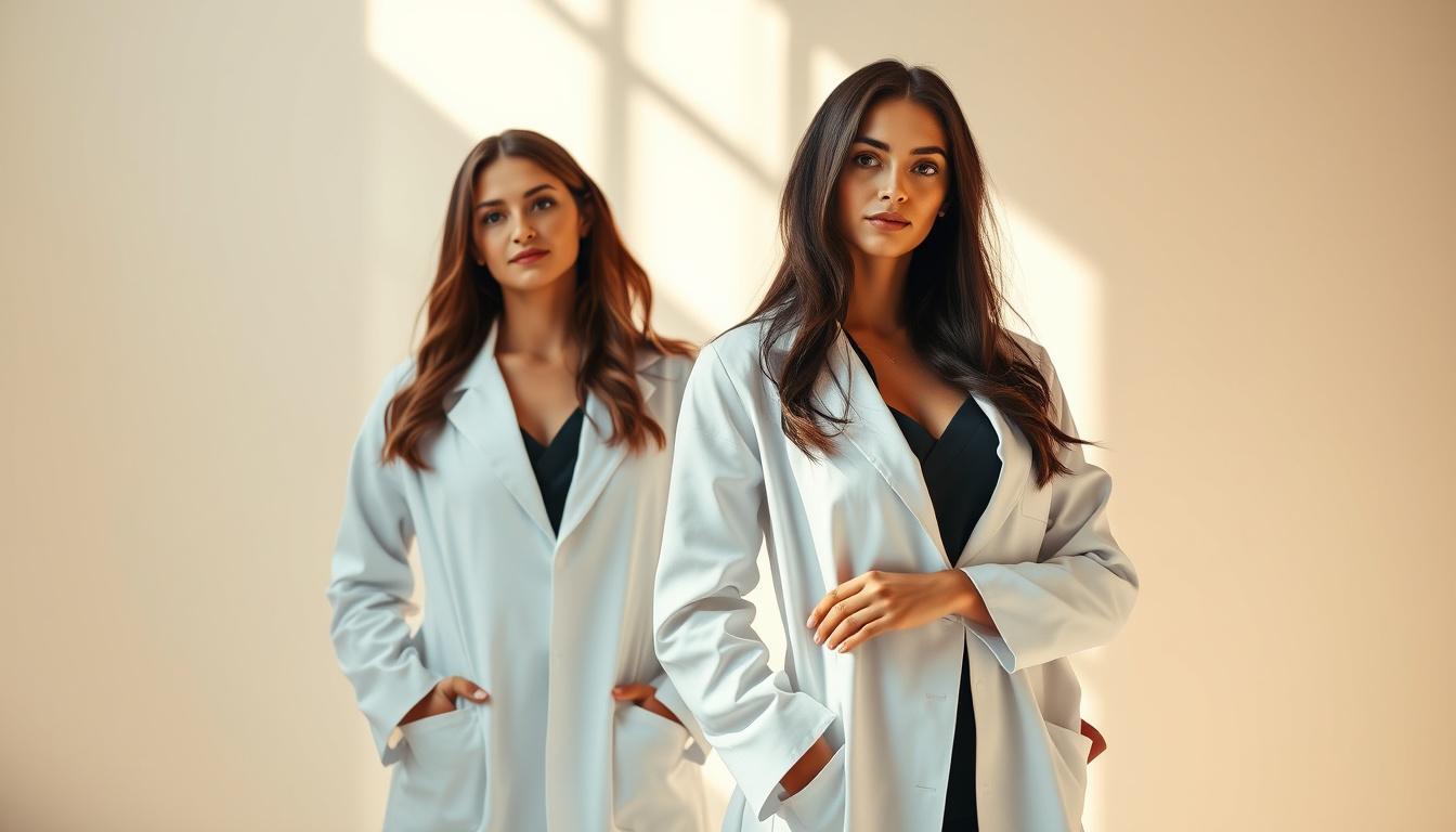Dicas para encontrar jalecos que realçam a forma feminina com estilo